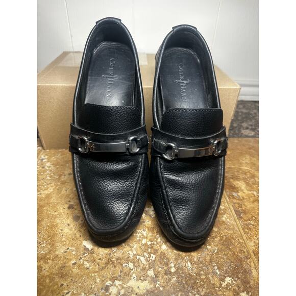 Cole Haan Black Leather Buckle Men’s Size 9.5 Loafer main image 5